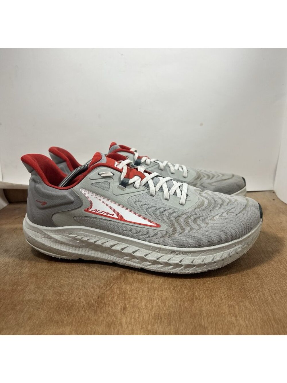 Altra Torin 7 Running Shoes Mens 11.5 Grey Red AL0A82C4264 Road Trainers